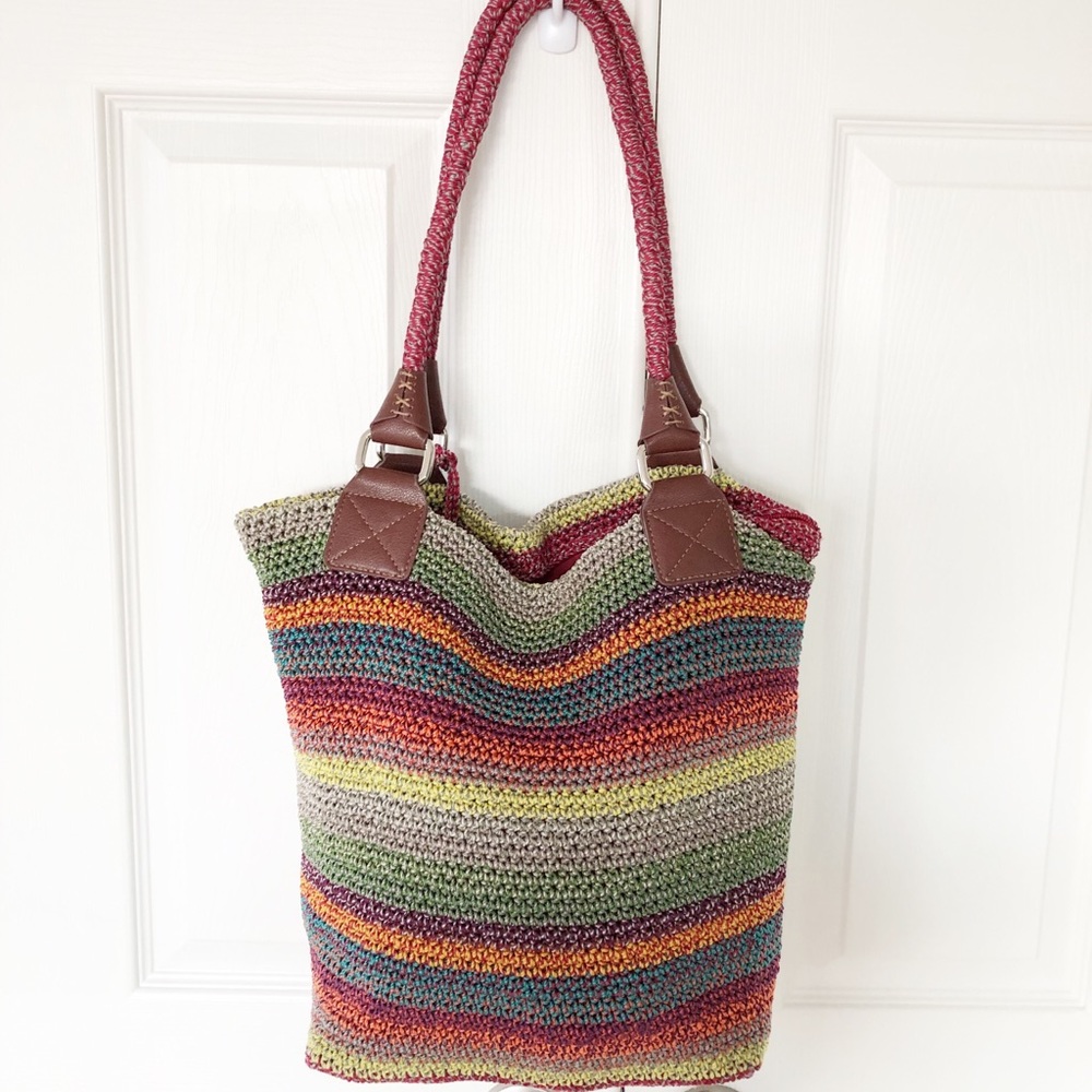 The Sak Classic Colorful Crochet Handbag